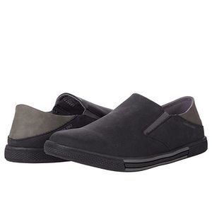 Kenneth Cole Kid's Center Liam Slip-on Shoes, Black, 2 Little Kid